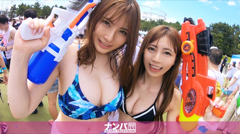 200GANA-2142 Pornjk Fa-fa-splash pick-up! Swimsuit beauty duo found at a festival held at a certain theme park! Because - Server 1
